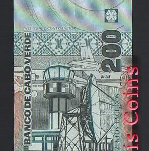 761-2 B761-CAPE VERDE--2005維德角紙幣200 Escudos(B)