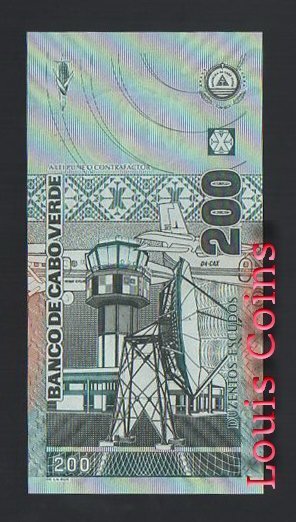 761-2 B761-CAPE VERDE--2005維德角紙幣200 Escudos(B)