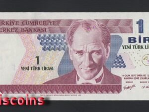B766-TURKEY-2005土耳其鈔票-1 Yeni Türk Lirası（901）