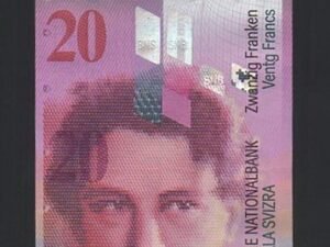 767-1 B767-SWITZERLAND-2012-14瑞士紙幣-20 Franken(1245)