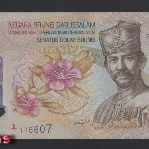 770-1 B770-BRUNEI-2024(26)汶萊塑膠鈔票-100 Dolar Brunei(1410)