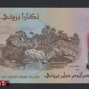 770-2 B770-BRUNEI-2024(26)汶萊塑膠鈔票-100 Dolar Brunei(1410)