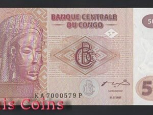 771-1 B771-CONGO Democratic Repub--2007剛果紙幣50 Francs(B)