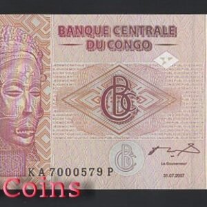 B771-CONGO Democratic Repub--2007剛果紙幣50 Francs(B)
