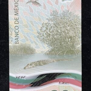 B775-MEXICO-2021墨西哥塑膠紀念鈔票-20 Pesos(105)
