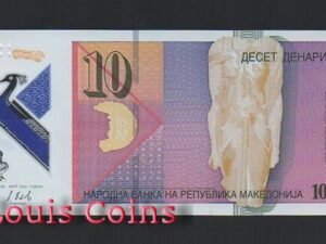 B780-MACEDONIA--2018馬其頓塑膠鈔票10 Denari(1224)