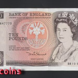 B785-GREAT BRITAIN-ND (1975-1992)英國紙幣,10 Pound(BO)