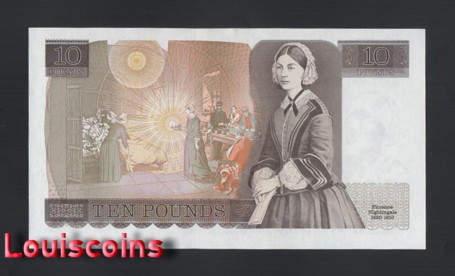 B785-GREAT BRITAIN-ND (1975-1992)英國紙幣,10 Pound(BO)