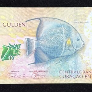 B790-CURAÇAO & SINT MAARTEN-2025庫拉索& 聖馬丁紙幣10 Caribische Gulden(129)