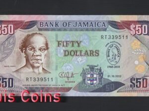 B793-JAMAICA-2010牙買加紀念紙幣 50 Dollars(123)
