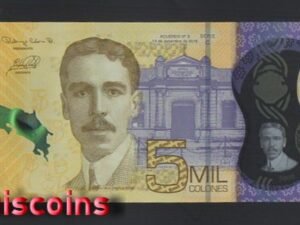 B797-COSTA RICA-2018哥斯大黎加塑膠紙鈔.5000 COLONES（510）