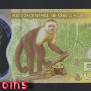 B797-COSTA RICA-2018哥斯大黎加塑膠紙鈔.5000 COLONES（510）