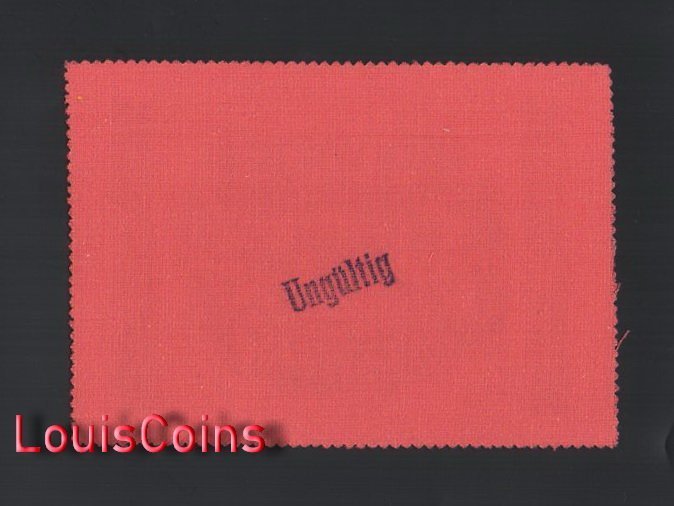 800-2 B800-GERMANY-1923德國緊急貨幣絨布鈔票100 GOLD MARK(O)
