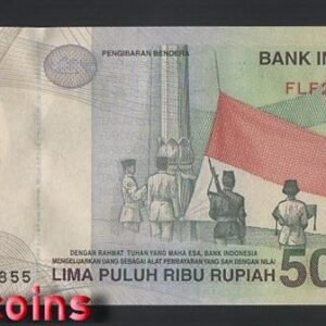 801-2 B801-INDONESIA-1999-2005印尼紙幣-50.000 Rupiah(B)