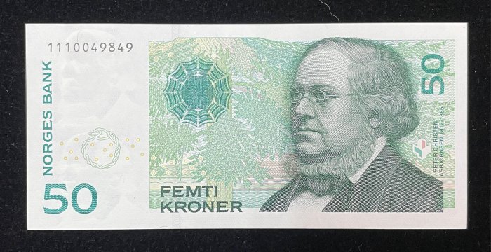 B807-NORWAY-1996-2015挪威紙幣,50 Kroner(B)