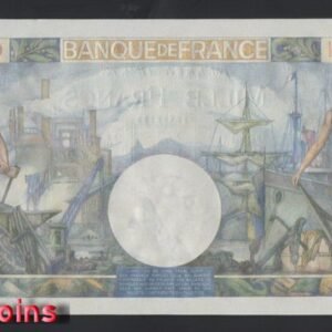 811-2 B811-FRANCE-1940-1944法國紙幣,1000 Francs(O)