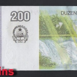 B817-ANGOLA-2012安哥拉鈔票-200 Kwanzas(O)