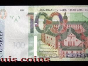 824-1 B824-BELARUS-2022白俄羅斯鈔票-100 Rublëy(BO)