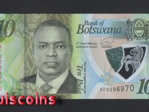 828-1 B828-BOTSWANA-2020波札那塑膠紙幣,10 Pula(76)