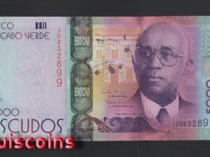 829-1 B829-CAPE VERDE-2014佛得角(維德角)紙幣,5.000 Escudos(B)