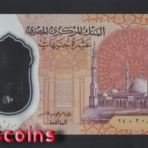 846-2 B846-EGYPT-2022埃及塑膠紙幣-10 Pounds(1333)