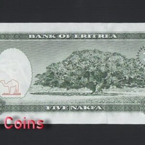 B847-ERITREA-1997厄利垂亞紙幣,5 Nakfa（245）