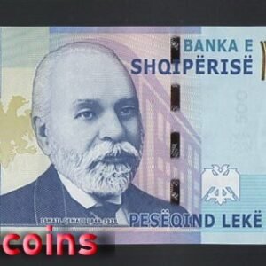850-1 B850-ALBANIA-2020阿爾巴尼亞紙幣,500 Leke(709)