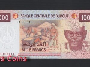852-1 B852-DJIBOUTI-2005吉布地紙幣,1.000 Francs(BO)