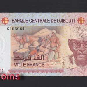 852-1 B852-DJIBOUTI-2005吉布地紙幣,1.000 Francs(BO)