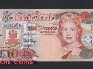857-1 B857-GIBRALTAR-1995直布羅陀紙幣,10 Pounds Sterling(621)