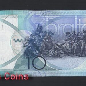 B858-GIBRALTAR-2010直布羅陀紙幣,10 Pounds Sterling（BO）