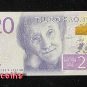 859-1 B859-SWEDEN-ND (2015)瑞典鈔票-20 Kronor(1148)