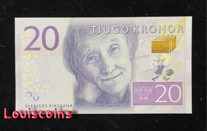 859-1 B859-SWEDEN-ND (2015)瑞典鈔票-20 Kronor(1148)