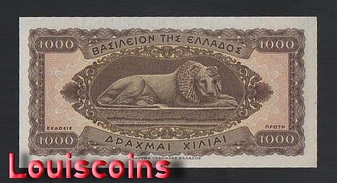 B860-GREECE-1950-53希臘紙幣-1.000 Drachmai(BO)