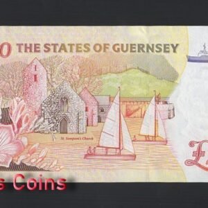 B862-GUERNSEY-2012根西島紀念紙幣,20 Pound(B)
