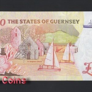 863-2 B863-GUERNSEY-1996根西島紙幣,20 Pound(B)