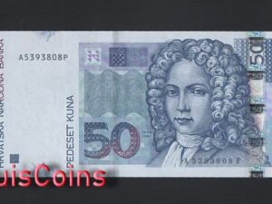 B869-CROATIA-2002＆2012克羅地亞(克羅埃西亞)紙幣,50 Kuna(O)