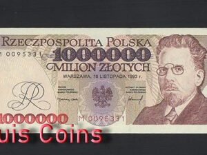 871-1 B871-POLAND-1993波蘭紙幣-1.000.000 Złotych(AO)