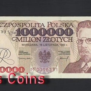 B871-POLAND-1993波蘭紙幣-1.000.000 Złotych(AO)