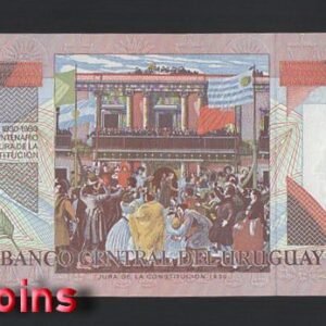 882-2 B882-URUGUAY-ND (1983)烏拉圭紙幣 5 Nuevos Pesos(B)