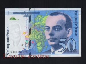 883-1 B883-FRANCE-1994-99法國紙鈔.50 francs法國小王子(310)