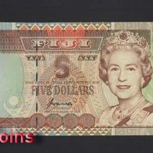 B887-FIJI-ND (2002)斐濟紙幣-5 Dollars(O)