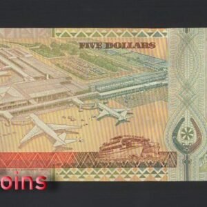 B887-FIJI-ND (2002)斐濟紙幣-5 Dollars(O)