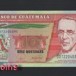 B890-GUATEMALA-2008瓜地馬拉鈔票-10 Quetzales(785)