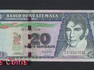 B894-GUATEMALA-2008-2012瓜地馬拉鈔票20(787)