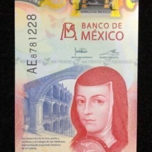 B901-MEXICO-2020墨西哥塑膠鈔票-100 Pesos（802）