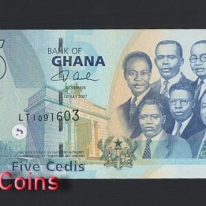 B903-GHANA-2007-2017迦納鈔票-5 Cedis(BO)