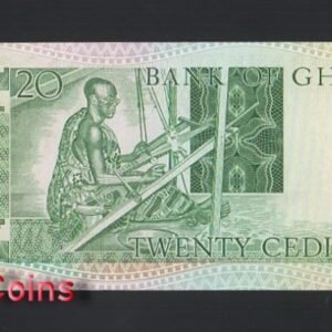 B904-GHANA-1982迦納鈔票-20 Cedis(O)
