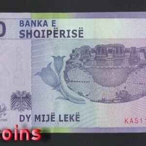 907-2 B907-ALBANIA-2020阿爾巴尼亞紙幣,2000 Leke(706)