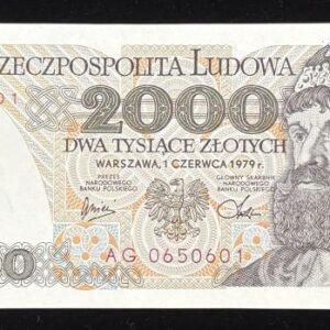 B908-POLAND-1977-82波蘭紙幣 -2.000 Złotych(B)